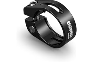Corki Cycles Bike Seatpost Clamp 31.8mm Bike Seat Post Collar Aluminium Alloy Black