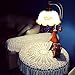 New Beige 36'' Round Handmade Crochet Sunflower Lace Table Cloth Doily N06