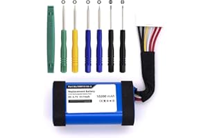 Replacement Battery for JBL Charge 4 JBLCHARGE4BLUAM Series fits Part no ID998 1INR19/66-3 SUN-INTE-118 IAA011NA IY1068 10200