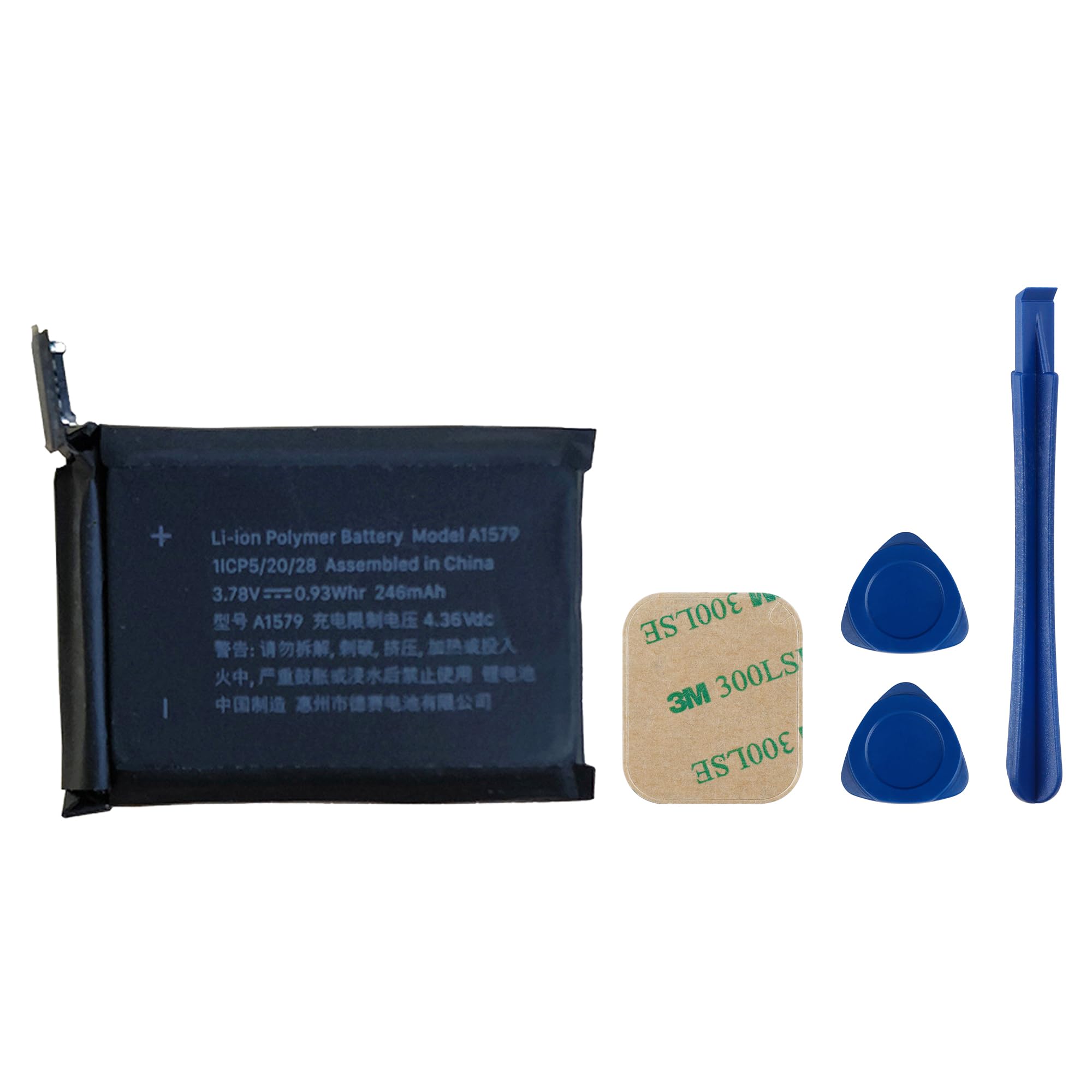 Photo 1 of SWARK New Rechargeable Battery A1579 Compatible with Apple Watch Series 1 42mm A1554 A1579 A1803 with Tools