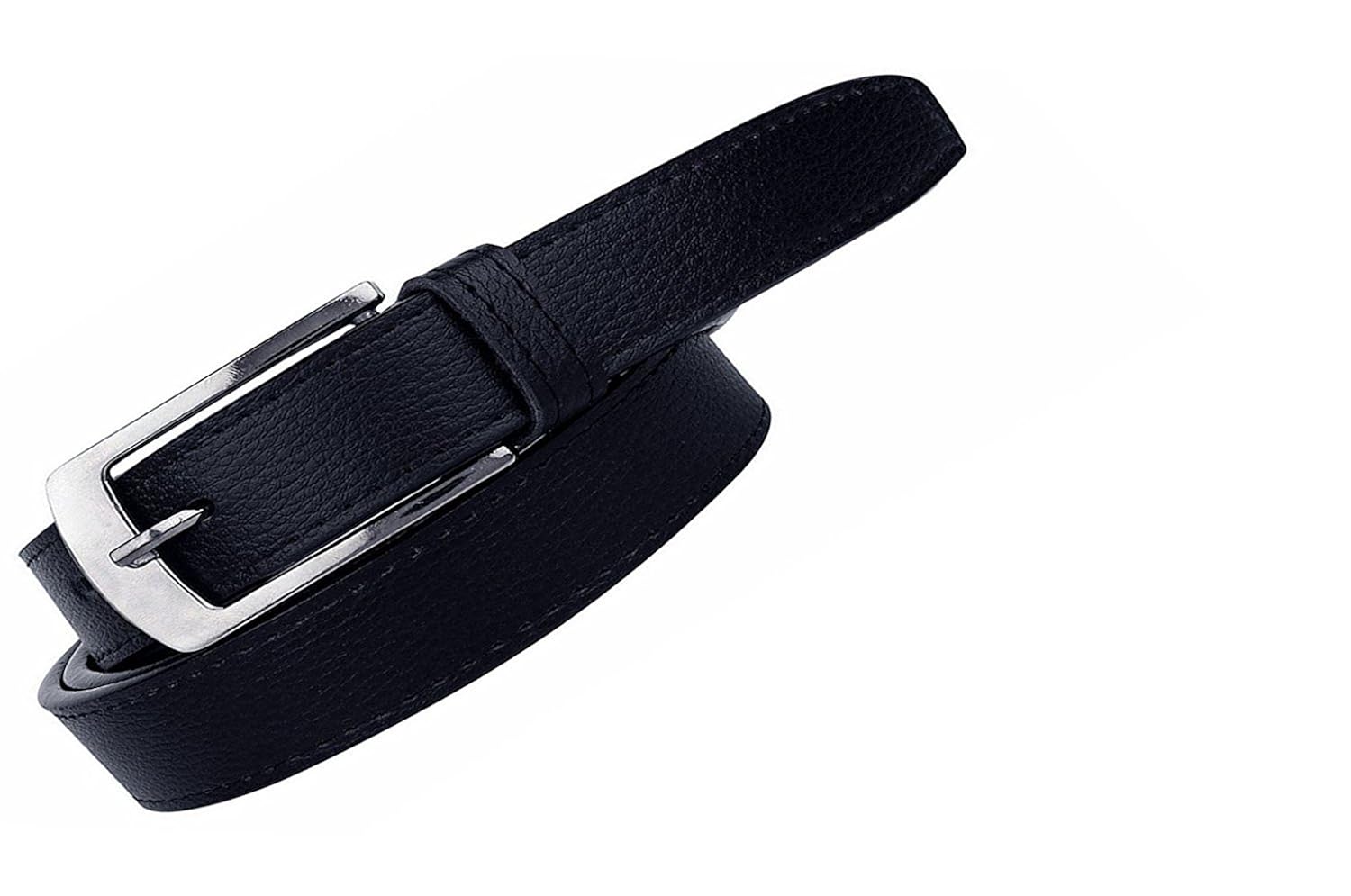 elligator black & brown coloured synthetic combo of belt