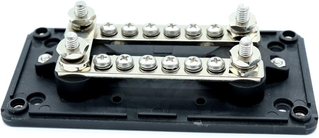 100A DC Sammelschiene 12-48V - Busbar Box Mit M6 Anschlüssen Für Auto & Wohnmobil