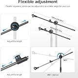 Aokeo Microphone Stand Floor Tripod with Boom Tablet Holder Carry Bag view 3