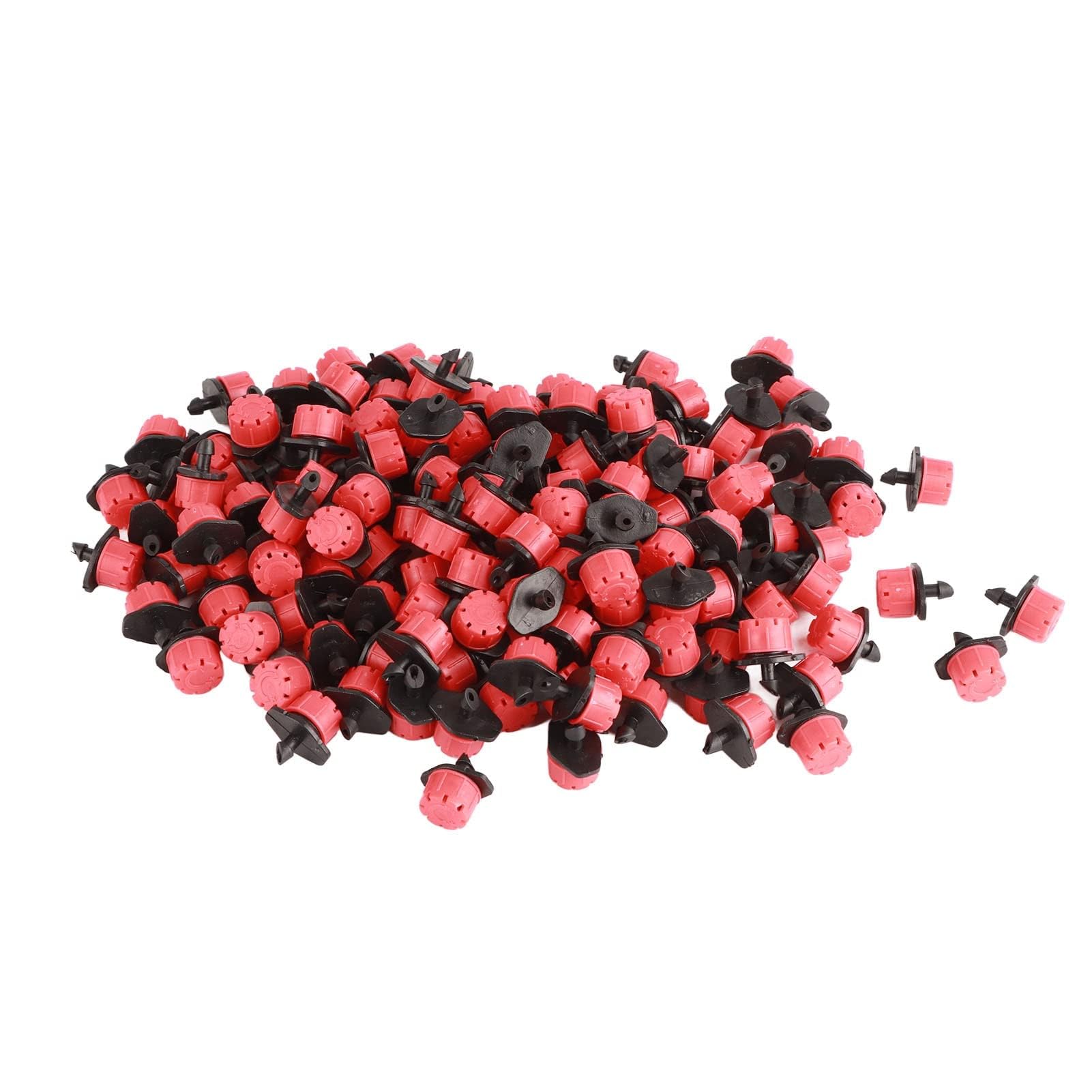 8 Hole 1/4'' Adjustable Hose Garden Irrigation Micro Dripper Drip Sprinklers Emitter Head Watering System(150pcs)