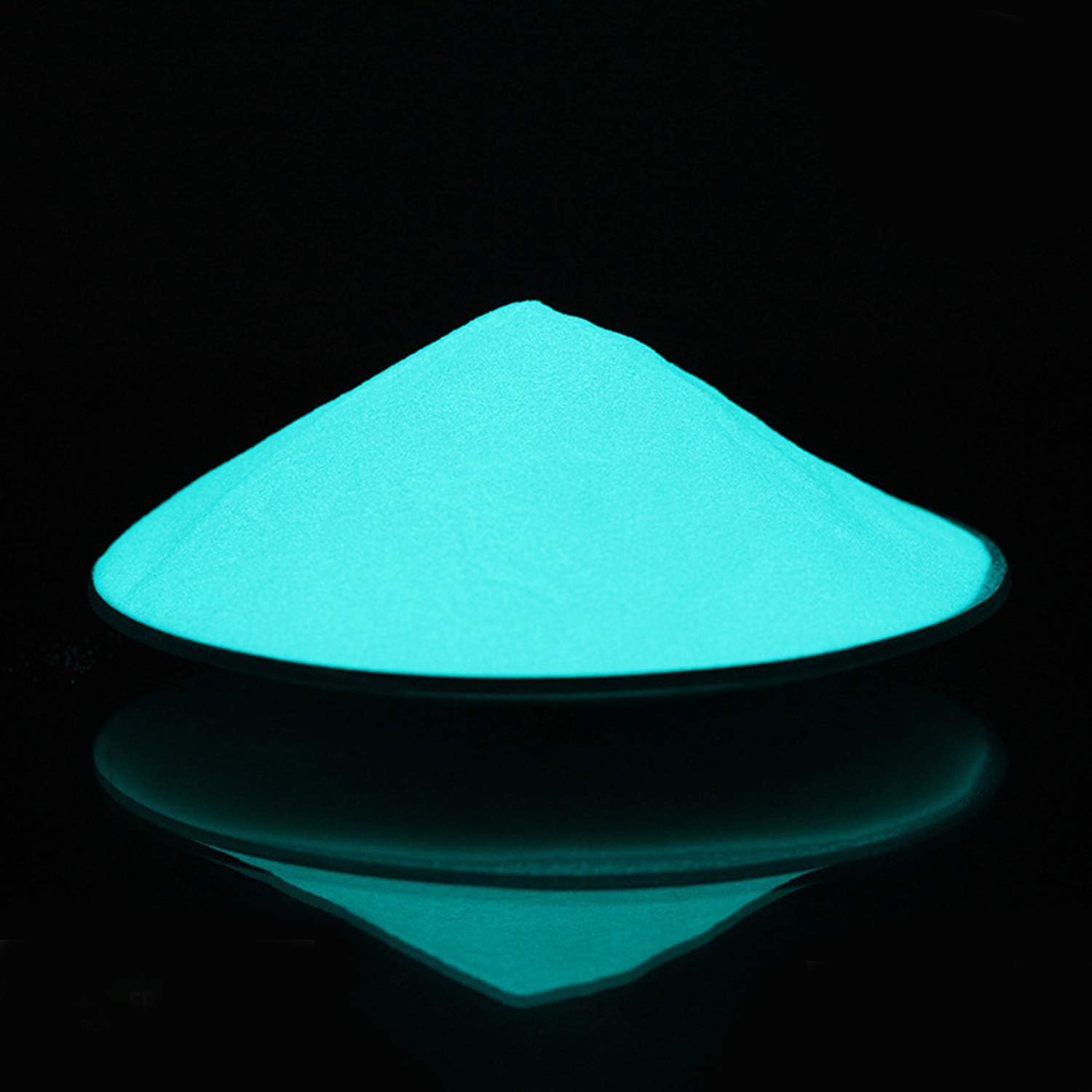 Glow in the Dark Pigment Powder for Pain,Nail,Art,Crafts, Acrylic (50g, Aqua Glow)