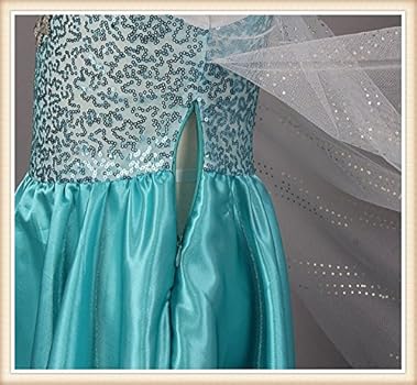 elsa dress with train