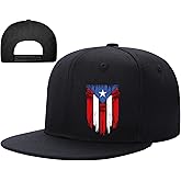 Snapback Hats for Men Flat Bill Hats for Men Black SkullHat Flat Brim Hat Fitted Hats Baseball Caps