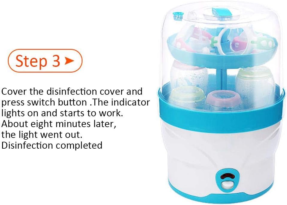 how to dry bottles after steam steriliser