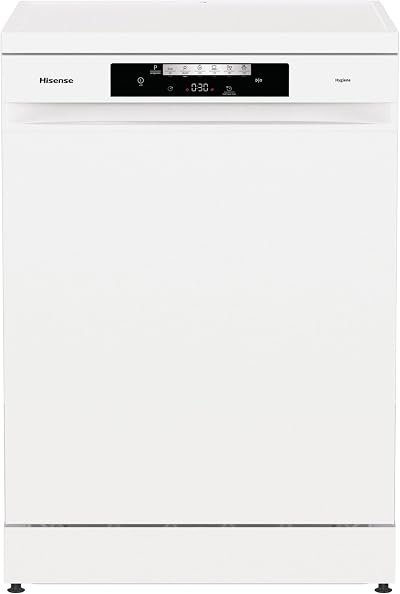 Hisense 14 Place Freestanding Dishwasher White D Rated HS642D90WUK Quiet Eco