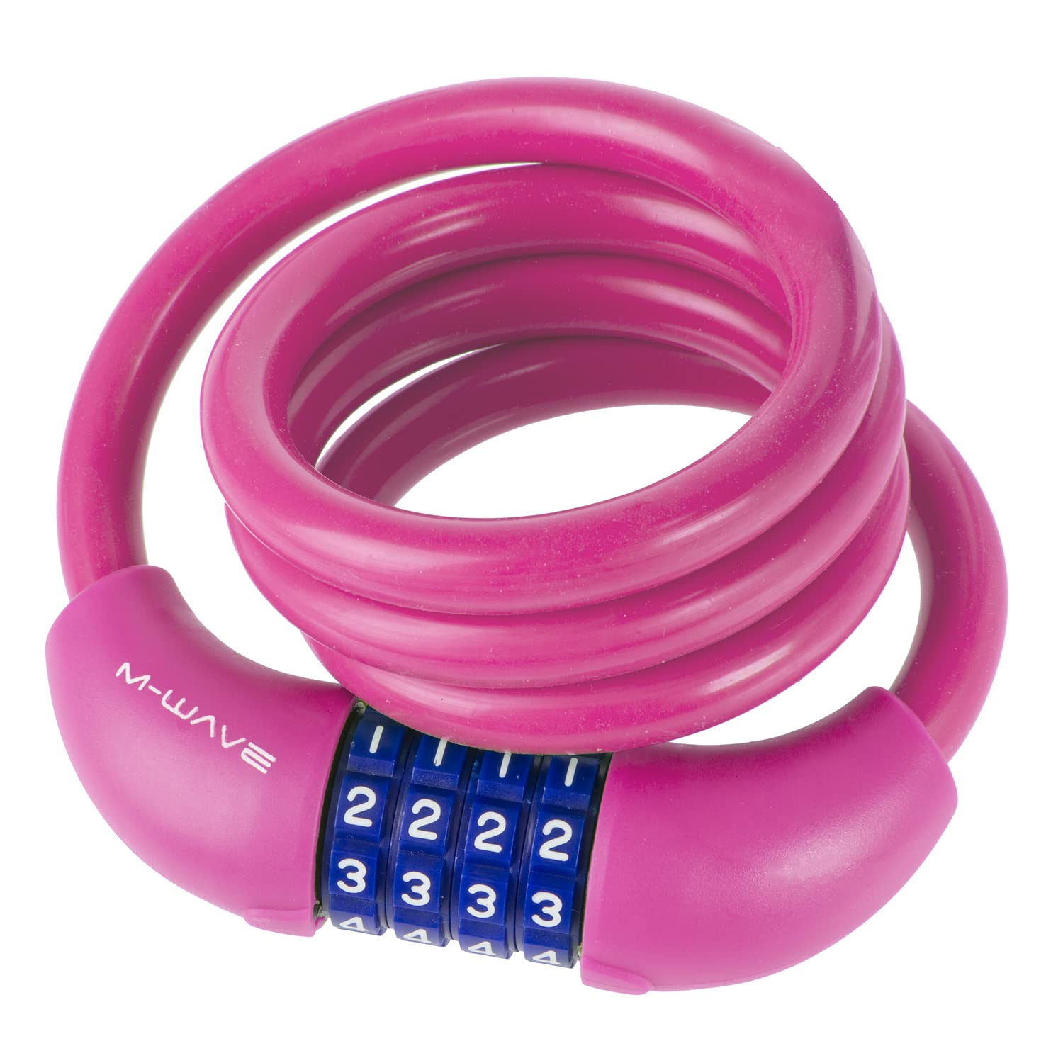 M-Wave Unisex Adult DS 12.10 S Spiral Cable Lock - pink,