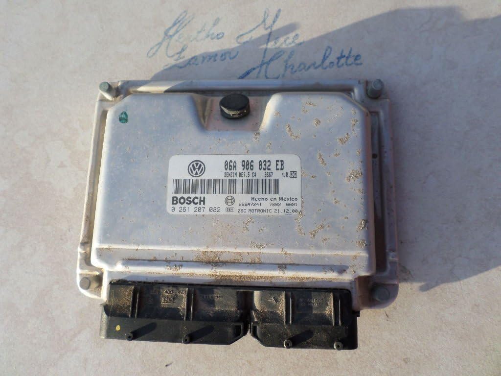 98-01 VW Beetle 06A 906 032 EB Computer Brain Engine Control ECU 0 261 207 082 ECM Module
