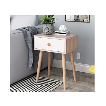 Amazon Com Jawm Natural Solid Wood Storage Bedside Cabinet