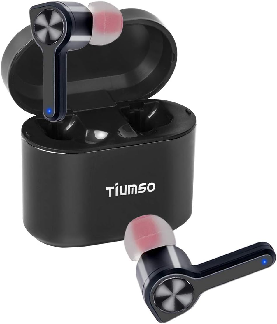 Amazon Co Jp 進化版 Bluetooth イヤホン 完全ワイヤレス Cvc8 0ノイズキャンセリング c対応 Hi Fi 高音質 Bluetooth5 0 Edr搭載 自動ペアリング ブルートゥース イヤホン マイク内蔵 充電式収納ケース付き タッチ式 Siri対応 左右分離型 片耳 両耳