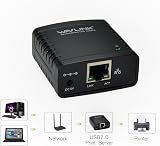 WAVLINK Print Server 10/100Mbps Ethernet USB 2.0 LPR for Windows Network Printer view 6