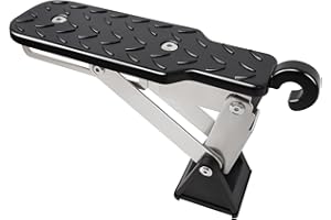 SYDSZ Car Door Step, Universal Fit Car Roof Access, Multi-Foldable Aluminum Alloy Roof Rack Car Step, Adjustable Stand Pedal for Door Latch, Supports Both Feet, fits Most Cars, SUVs and Trucks