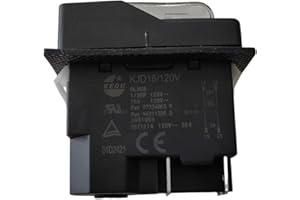 TSNUPGOHXW KJD16/120V On Off Electromagnetic Switches with Waterproof Cover KJD16 120V 16/12A 4Pins