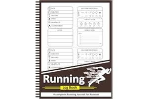 Running Log Book: For tracking your daily runs, races, goals, achievements & More | Running Journal – 8.5” x 11” 100+ Pages