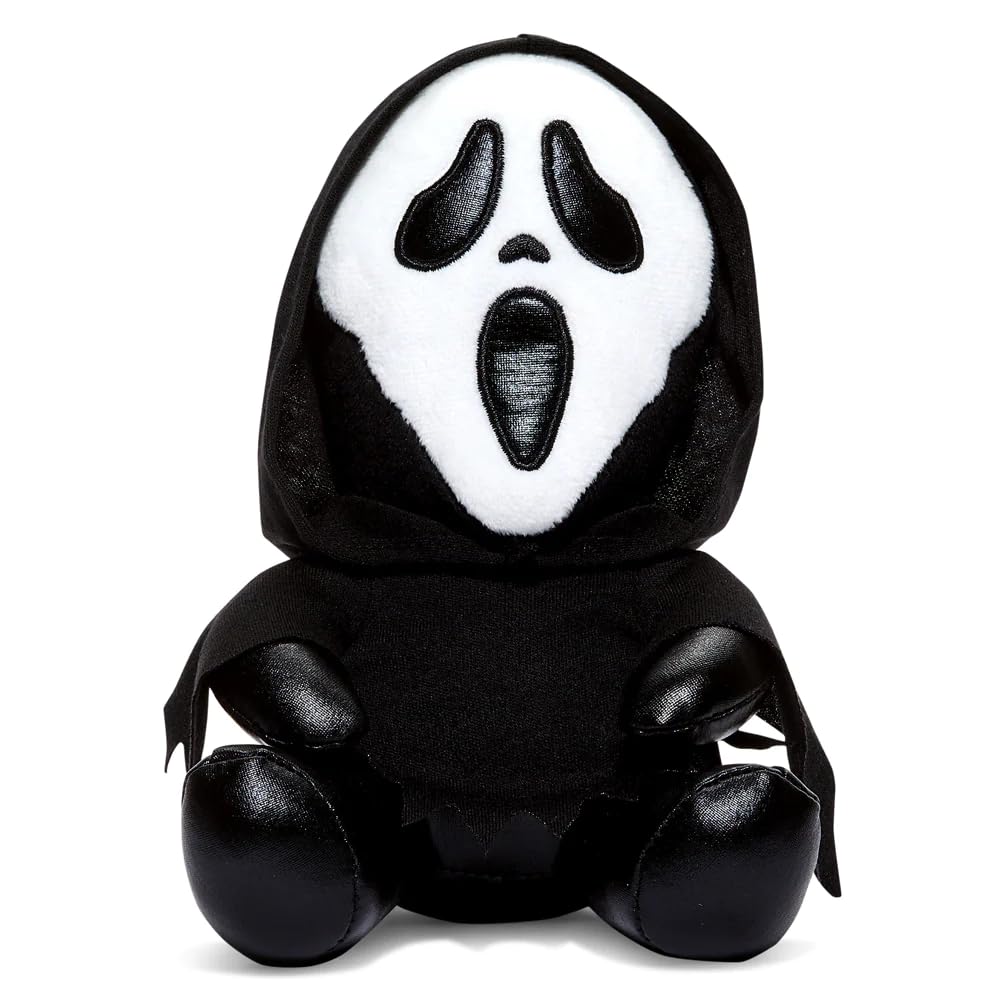 Kidrobot KR17096 Scream Plush Phunny, 8 inches, Black Halloween Halloween
