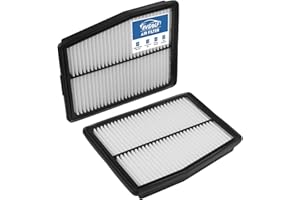 RVgolf 2PCS Engine Air Filter Only Fit Hybrid for Hyundai Santa Fe 2021-2023, Sonata 2020-2026, Tucson 2022-2026, Kia Sorento 2021-2026, Sportage 2023-2026# 28113L5100 Automotive Accessories