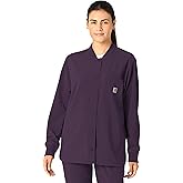 Carhartt Force Cross-Flex Women's Shirt Jacket - Black Plum, M