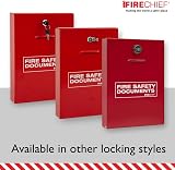 Firechief DHS1 Document Holder with Key Lock Red view 7
