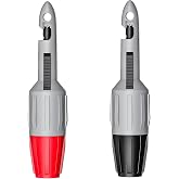 Wire Piercing Probes Insulation Piercing Clip Set with 2mm Jack 2PCS | For Multimeter test leads Voltage Measurement, Automobile Diagnosis / Repair, Electrical Test, Circuit Trouble shoot 100MM