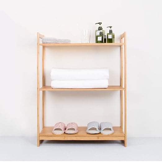 QWERDD Living Room Marco de bambú estantería Creativa Cocina del ...