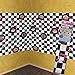 Amscan 50's Theme Checkered Scene Setter Room Roll Party Decorations, 48