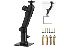 NEEWER 2.2 Inch Wall Ceiling Mount with Dual 360° Pan Base, 1/4" Ball Head, 10 Screws, Photography Studio Camera Wall Mount f