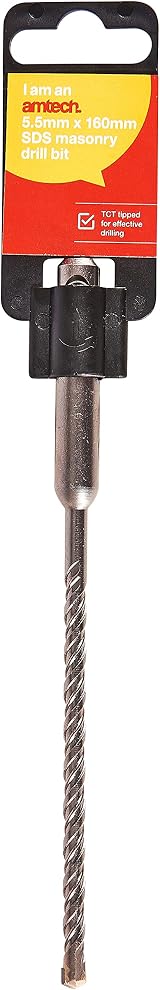 Amtech SDS Plus Masonry Drill Bit 160mm 5.5mm Carbide Tipped view 3