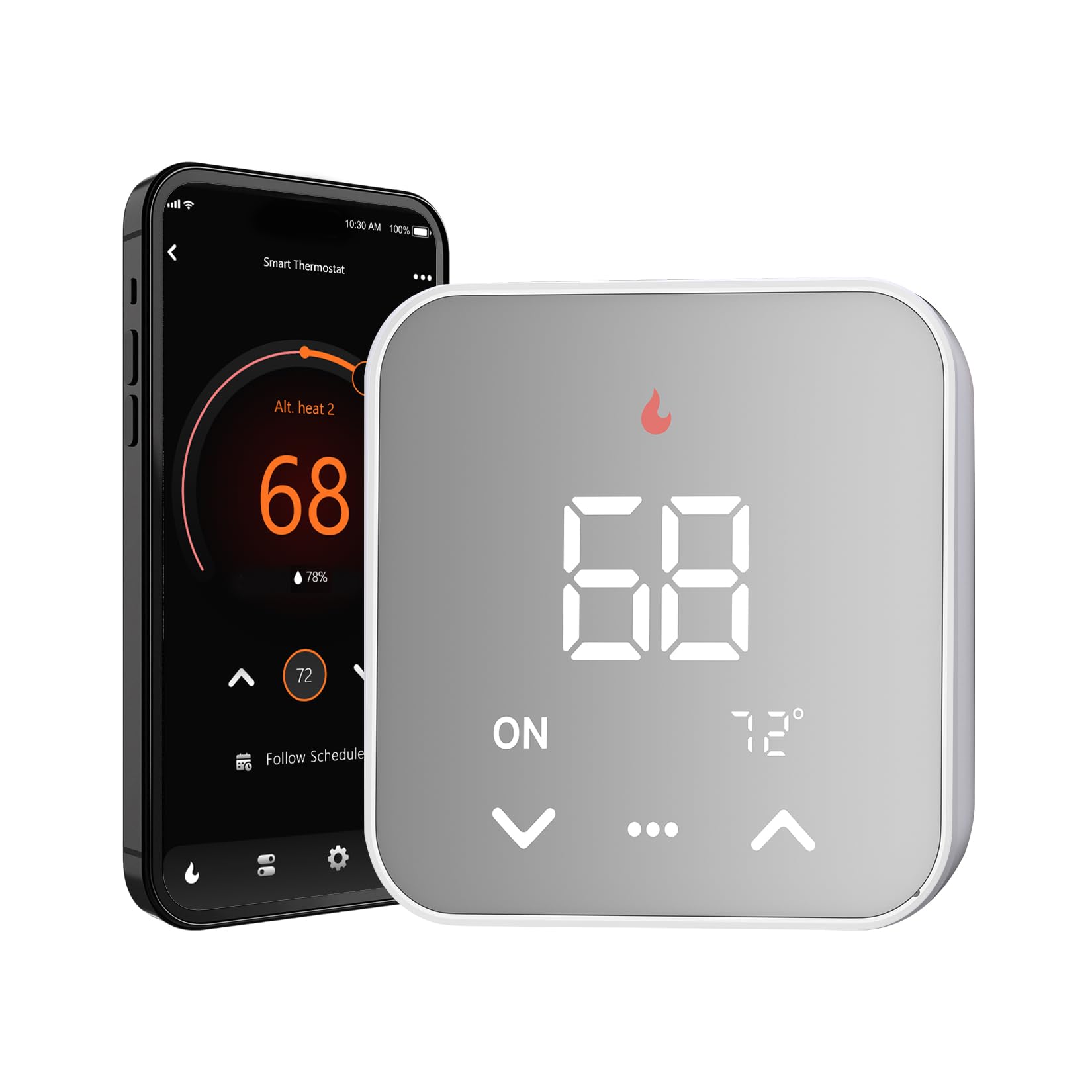 Photo 1 of Smart Thermostat for House, WiFi Programmable Thermostat, Compatible with Alexa and Google Assistant, Remote Control Tuya/Smart Life, ?-???? ????????