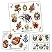 Savvi Classic Tattoos Party Pack (3 Full-Sized Bags ~ 150 Tattoos) American Traditional Rocker Temporary Tattoos for Men and Women