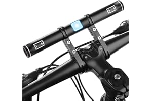 Redcomets USB Rechargeable Bike Handlebar Extender,7.8in Bike Handlebar Extension and Built-in 4000mAh Bike Phone Charger, fo