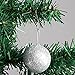 Naler 120PCS Ornament Hooks, Christmas Ornament Hangers Stainless Steel S-Shaped Hangers for Xmas Decoration Christmas Tree Decoration New Year Party