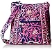 Vera Bradley Women's Cotton Hipster Crossbody Purse, Katalina Pink, One Size