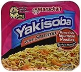 Maruchan, Yakisoba, Shrimp Noodles, 4.04oz Tray (Pack of 8)