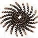 3 Pcs Wand Curl Crochet Hair Extensions Ombre Braiding Twist Hair Synthetic Jumpy Wand Curly Twist Braids Hair 8 Inch 20strands T27#