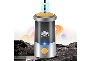 deli Electric Pencil Sharpener, Fully Automatic Spaceship Styling Pencil Sharpener, Auto in & Out, Rechargeable Hands-Free Pe