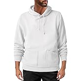 Hilltichu Men's Hoodies Fleece Lined Sweatshirt Athletic Workout Pullover with Pockets