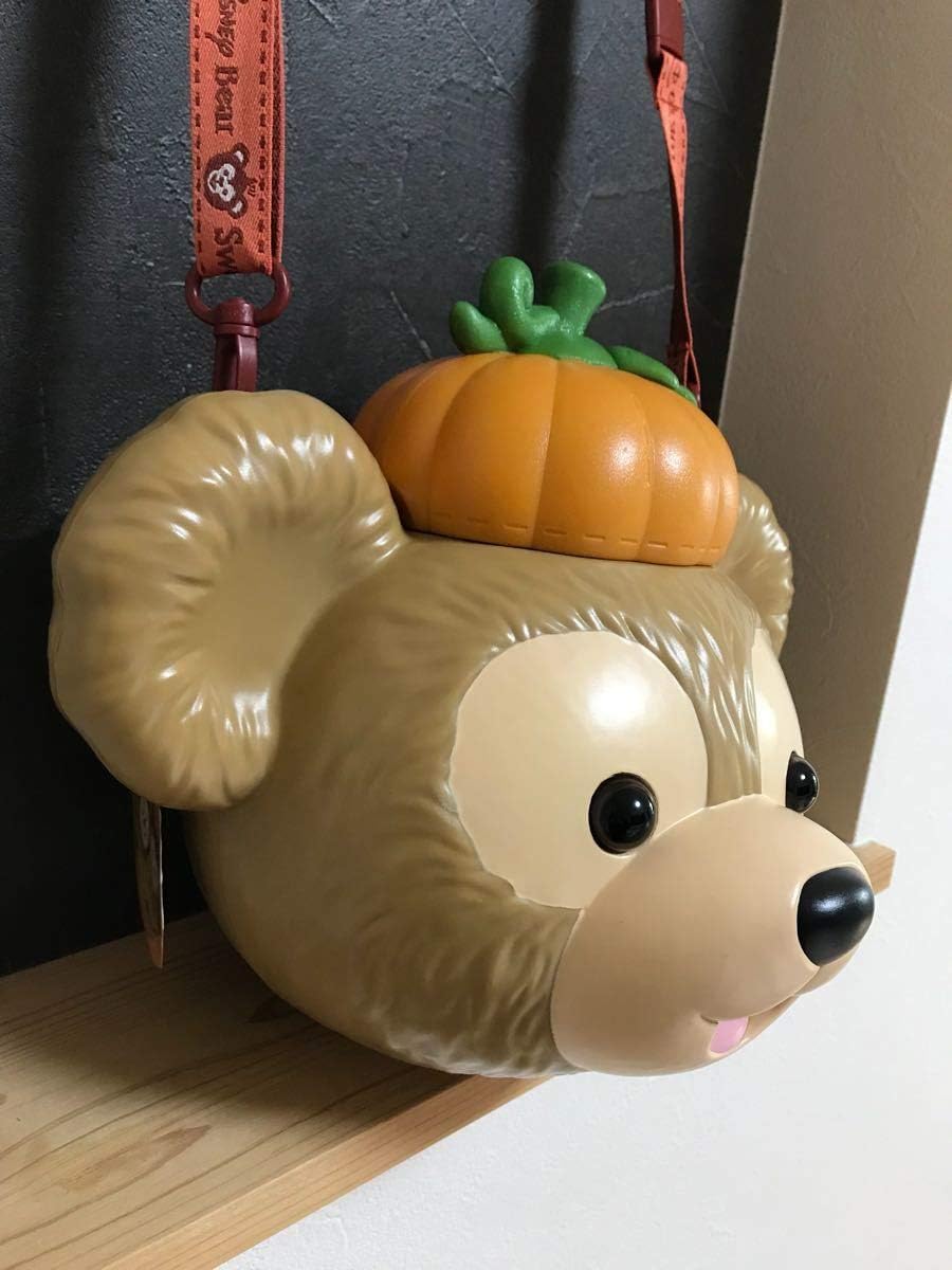 Amazon お顔 ポップコーンバケット ハロウィン 限定 タグ付き ダッフィー ディズニーシー Duffy 13年 蝙蝠 黒猫 ぬいぐるみ ホビー