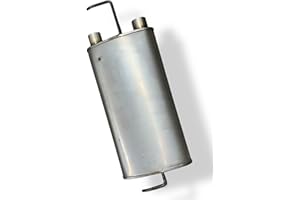 Stainless Steel Exhaust Muffler Compatible With Toyota Matrix 1.8L 2009 To 2013 | Pontiac Vibe 1.8L & 2.4L FWD 2009 To 2010