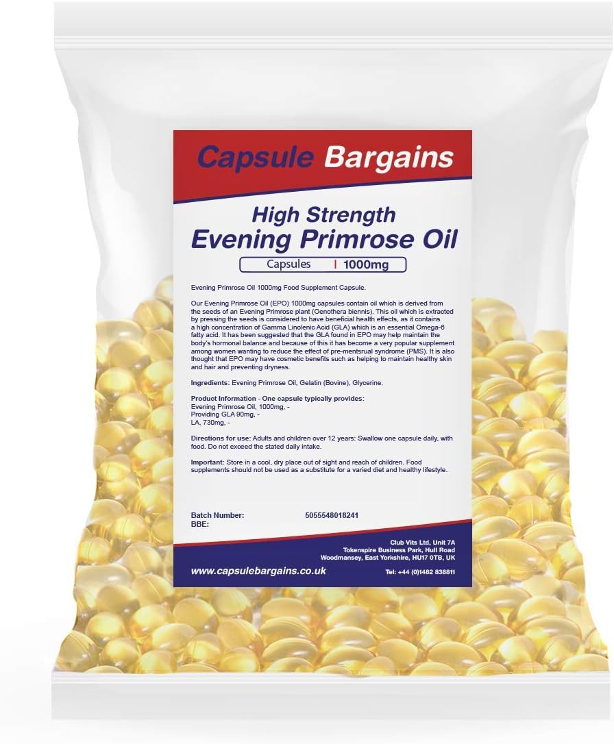 Tablet Bargains Evening Primrose Oil 1000mg 360 Capsules Amazon.co