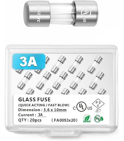 Littelfuse KLKR-2 (KLKR 2) - Fusibile Ad Azione Rapida, 2 Amp - Foto 4