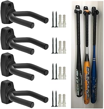 Baseball bat display hooks Clearance