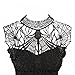 Chen Women Sleeveless Vest Tank Tops Blouse Stand Collar T-Shirt (L, Black)