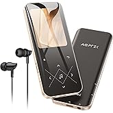 64GB MP3 Player with Bluetooth 5.3, AGPTEK 2.4 inch Screen Portable Music Player with Speaker, FM Radio, Voice Recorder, Real Built-in 64GB, Supports Expanded Up to 128GB