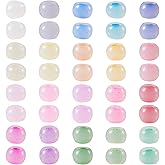 1500Pcs 4mm Lampwork Rondelle Seed Beads 20 Colors Pastel Crystal Pony Beads Bulk for Crafts DIY Friendship Bracelets Earring Beading Jewelry Making Supplies