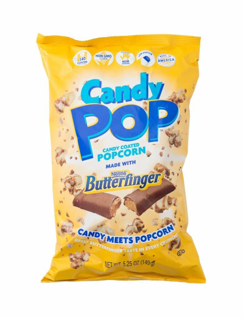 Candy Pop candy coated popcorn made with Nestle