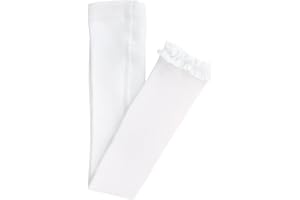 RuffleButts Baby/Toddler Girls Footless Ruffled Tights