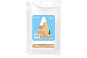 BUCATSTATE Hamster Bath Sand with Pour Spout, 6.6LB Desert Bath Sand | No-Dust Potty Litter Calcium-Free Sand for Hamster Chinchillas Gerbil Mice Degu or Other Small Pets (Fine Sand)